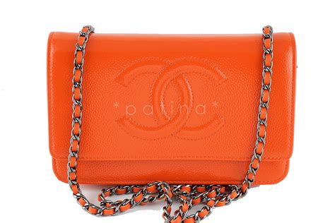 chanel orange wallet on chain|fashionphile chanel wallet on chain.